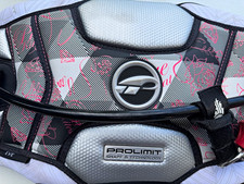 Prolimit Pure Eve Kitesurfing Waist Kite Harness Size S Black White Pink