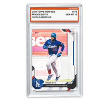 Mookie Betts 2026 Topps Now MLB #376 Dodgers Graded Gem Mint 10