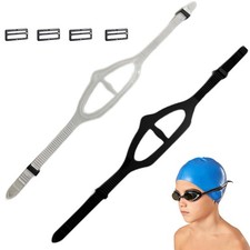 2Pcs Universal Silicone Mask Strap Replacement Scuba-Mask Strap, Swimming Goggle