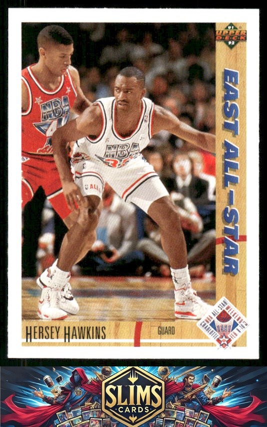 1991-92 Upper Deck Philadelphia 76ers Hersey Hawkins #71b