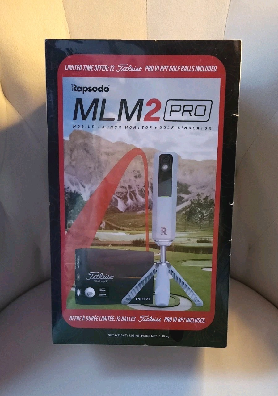 Launch Monitor + 12 Titleist Pro V1 Balls In Hand