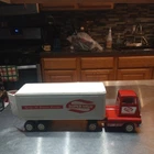 Vtg Super Valu Pressed Steel Red TONKA Mound Minn TRUCK CAB & Trailer