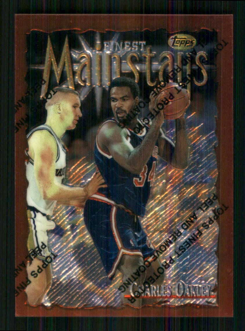 1996-97 Finest #162 Charles Oakley New York Knicks 10425