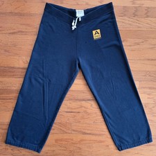 Vintage Abercrombie Fitch Drawstring Sweatpants XL-XXL Navy A092 Logo Distressed