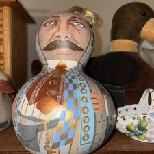 Hand Painted Dried Gourd Folk Art