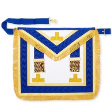Masonic Craft Provincial Full Dress Apron with Levels Masons Regalia{0020}