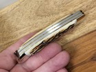 VINTAGE FIGHT'N ROOSTER 2 BLD/NICE STAG "SADDLEHORN TRAPPER" POCKET KNIFE- MINTY — photo 3