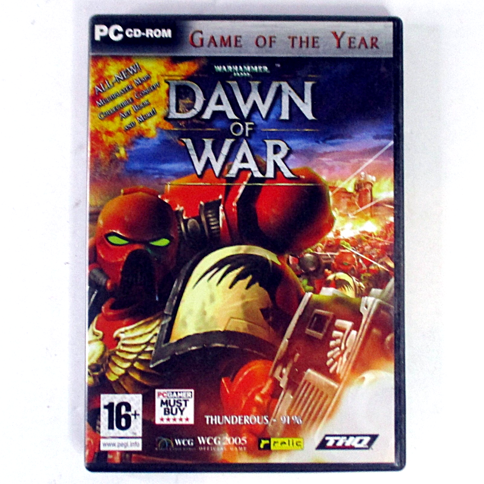 Warhammer 40000 - Dawn of War (PC CD-ROM GOTY, 2004 THQ) Complete with Manual
