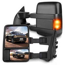 Towing Mirrors Power Heated Turn Signal for Ford F250 F350 F450 F550 1999 2007
