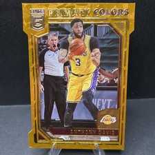 2021-22 Donruss Elite Lakers Anthony Davis #3 - SP Orange Primary Colors Insert 