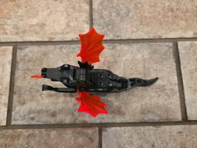 Lego Dragon Black Castle Fortress Knight Dragon With Red Translucid Wings Fire