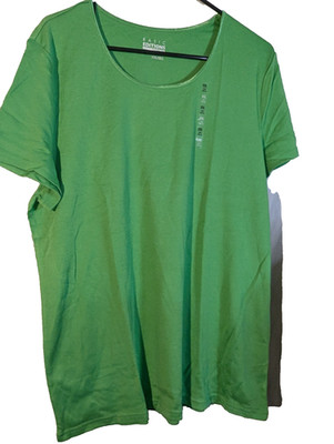 Basic Editions women green tunic XXL NWT