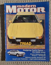 Modern Motor December 1984 Triad, SS Group 3, Falcon design, Straman