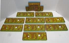 MARX FORT DEARBORN PLAYSET TIN LITHO GATE W/ DOORS & 9 TIN WALLS 1950's VINTAGE