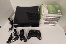 XBOX 360 Slim Console Gaming Lot *Tested & Works*