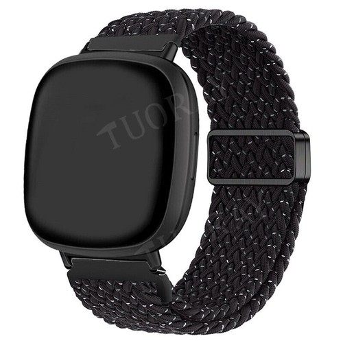 Für Fitbit Versa 4 3 Sense 1 2 Magnet Geflochten Nylon Uhrenarmband Armband - Bild 41 von 50