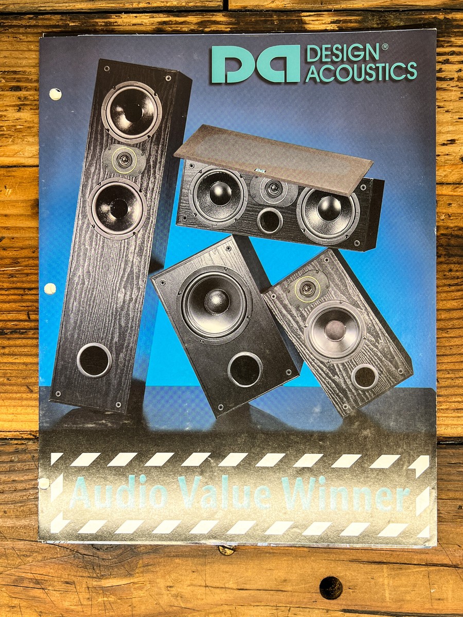 Design Acoustics DA-1000 DA-T26 -T626 -T1800HE Speaker 3pg