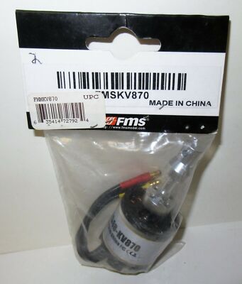 FMS Brushless Outrunner Motor 3648 870kv (with Prop Adapter) #FMMKV870 NIP