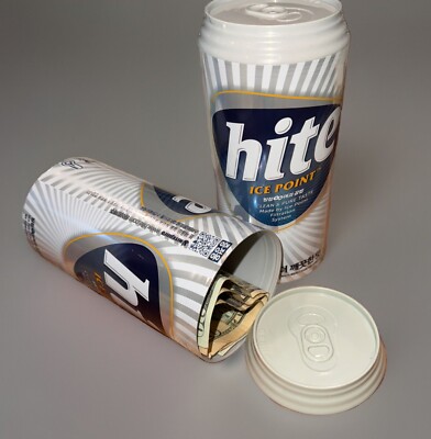 Hite Ice Point Beer Seoul Korea to Los Angeles Can STORAGE DECOY SECRET SPOT