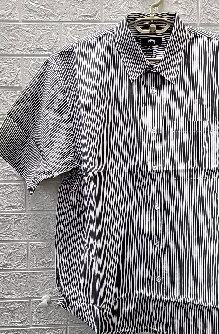 Stüssy BOXY SS SHIRT 8 BALL STRIPE Boxy SS Shirt 8 Ball Stripe – Navy | Shirts | Stüssy