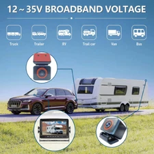 New AHD Rear View Backup Camera Heavy Vehicle 7" Surveillance DVR Video Recorder