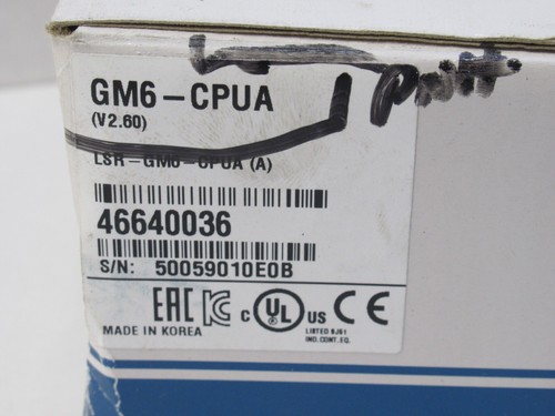(NEW) LS / LSIS GM6-CPUA , GM6CPUA Power Generation PLC Module - Picture 2 of 5