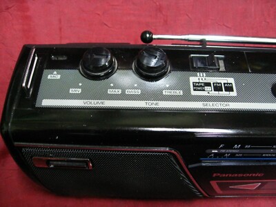 Panasonic RX-FM14 Stereo Boombox RX Radio Cassette Player FM
