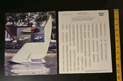 Dumas Model Boat Kits Catalog 1984 With Price List