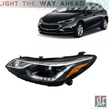 For Chevrolet Cruze 2016-2019 Driver Halogen Headlight (with LED DRL) LH Side