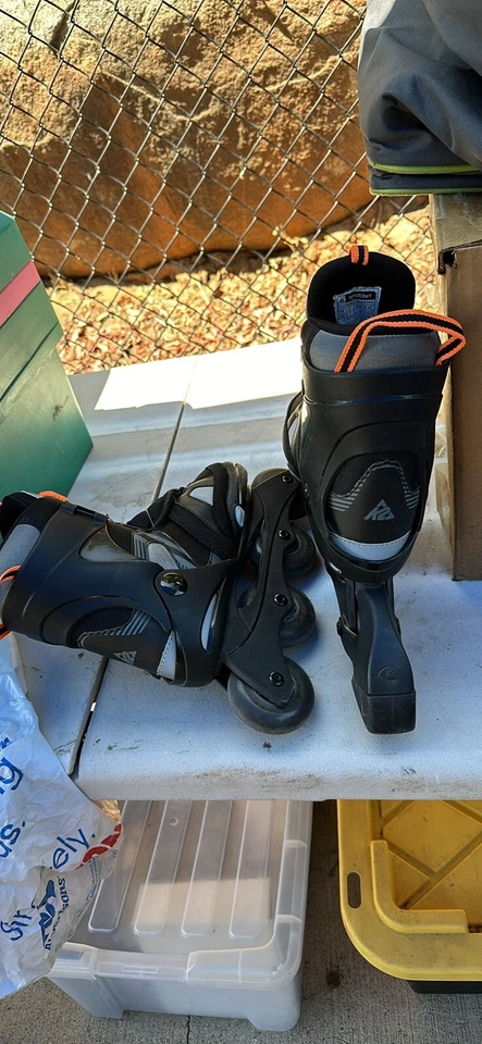 Patines en línea ajustables K2 SK8 Hero Boa usados una vez talla 4-8 Foto 3 de 4