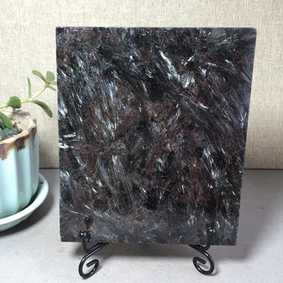508g Natural Chinese Fireworks Stone crystal ornaments for home decoration A4333