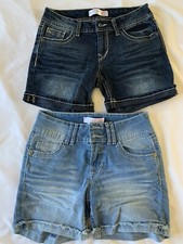 NOBO No Boundaries 2 Jean Shorts Womens Size 3 Blue Stretch Denim