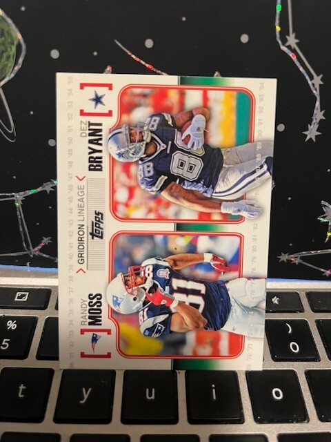 2010 Topps - Gridiron Lineage Randy Moss, Dez Bryant #GL-MBR (RC)