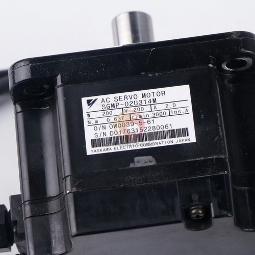 1 Stück gebrauchter Yaskawa Servomotor SGMP-02U314M getestet - Bild 10 von 19