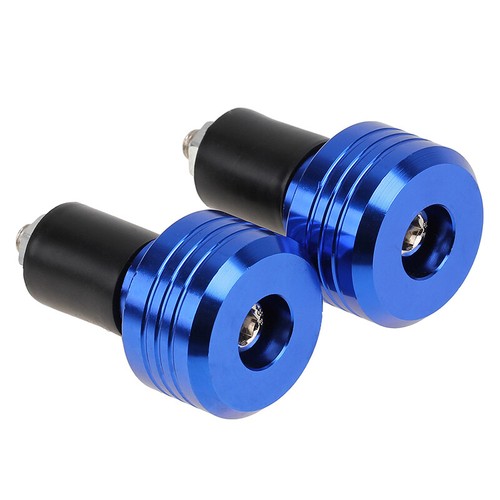 Motorcycle 7/8" Handle Bar End Plugs Grip Ends Caps Weight Slider Anti Vibration - Picture 12 of 25