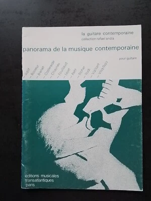 PARTITION - PANORAMA DE LA MUSIQUE CONTEMPORAINE POUR GUITARE (RAFAEL ANDIA) - Photo 1/2