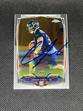 Jordan Lynch Chicago Bears 2014 Topps Chrome Signed Auto Card #181 COA