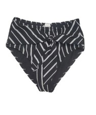 gibson latimer Hi Waisted Swimming Bottom Black White Striped M