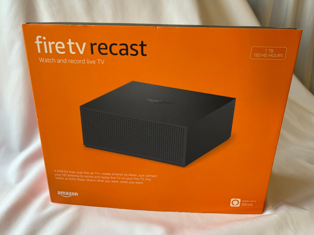 Amazon Fire TV Recast 4Tuner 1TB OverTheAir DVR 150 Hours NEW SEALED