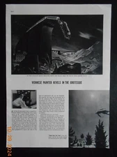 1937 Franz Sedlacek of Vienna artist painter article photos AD Dali Chirico