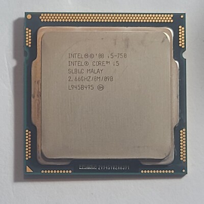 Intel/Core i5-750/2.67GHz/Quad Core/LGA1156/CPU/Processor/SLBLC/Nehalem/95 Watt