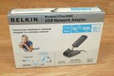 Genuine Belkin F5D9050 Wireless G Plus Mimo USB Network Adapter  READ 