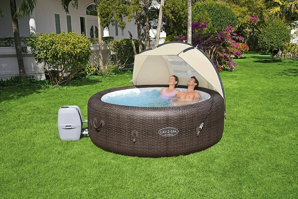 Bestway Lay Z Spa Canopy Hot Tub Vegas Miami Palm Spa Water Proof fabric Cover - Image 2 of 4
