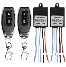 QIACHIP Mini Wireless Remote Control Switch DC 6V 12V 24V 1CH Channel RF Relay S