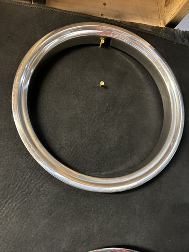 1988-2002 Gmc Chevrolet CK-1500 Pickup Suburban Rally Wheel Trim Rings Set 4 15” - Picture 3 of 11