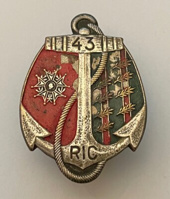 43. Kolonialinfanterie-Regiment. Bemalter Drache (L187)
