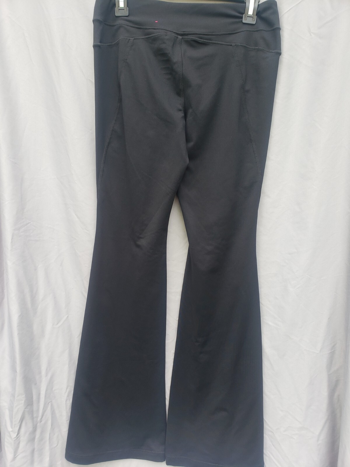 Womens Black Jockey Performance Workout Pants Flare Gem
