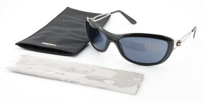 SILHOUETTE Sonnenbrille SPX M 3176 60 6118 Wrap Black Silver Sun Sport Austria