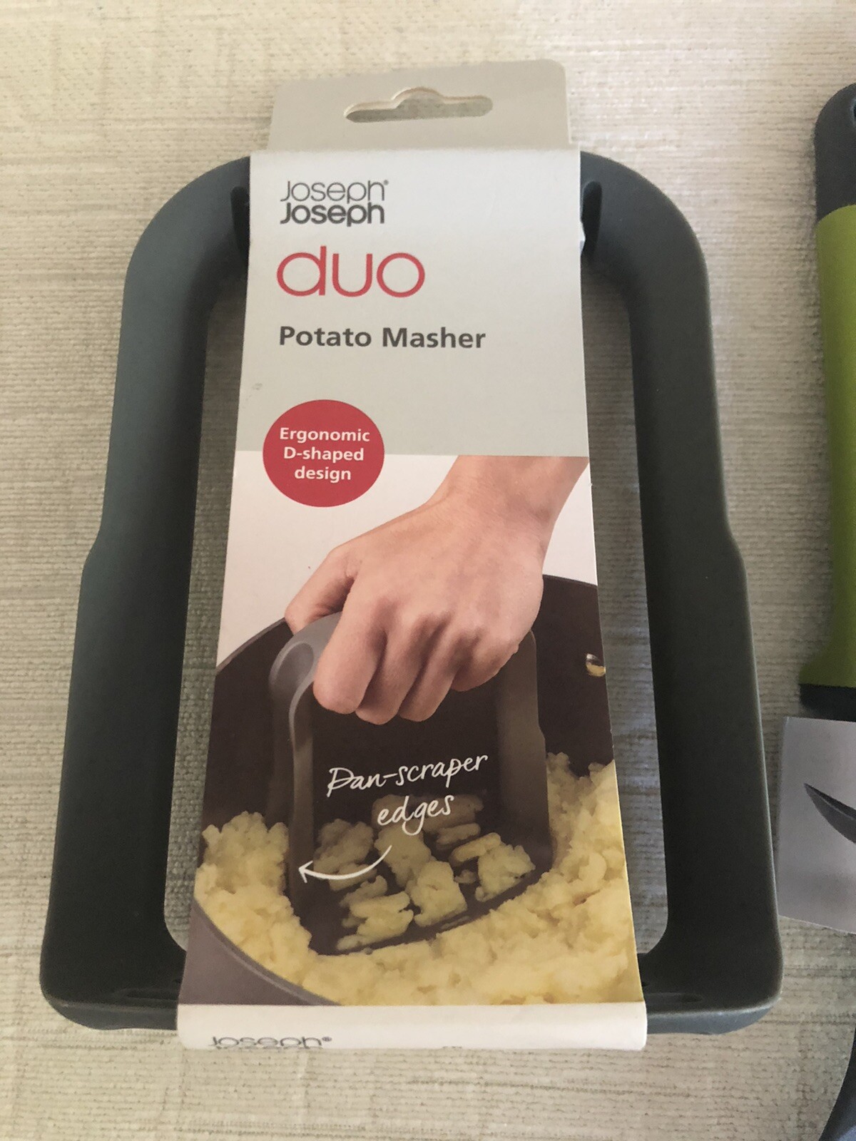JOSEPH JOSEPH Duo Potato Masher + Lime Elevate Solid Spoon NWT eBay