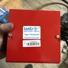 Unity Type 1 Fire Red Metal Electrical Enclosure 6x6x4 Pull Box 1sc664nkaj